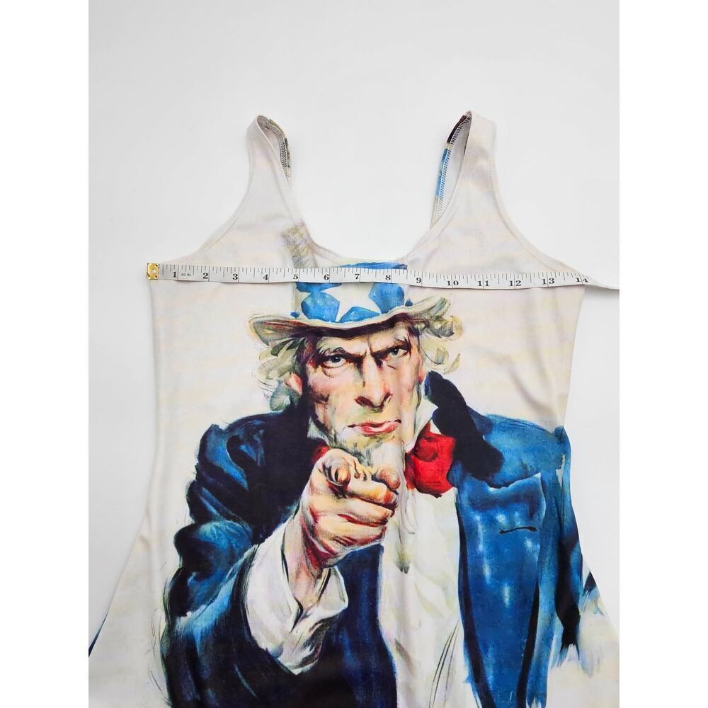 Blackmilk Women's Size M Uncle Sam I Want You Bathing Suit - Picture 6 of 9